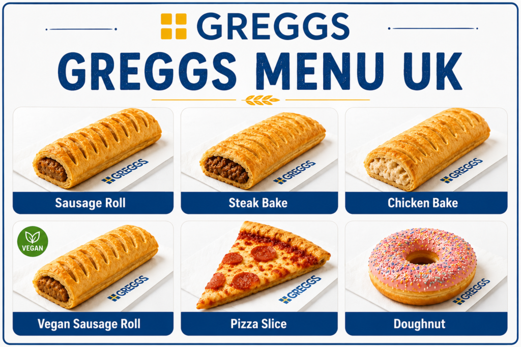 Greggs Menu Prices UK