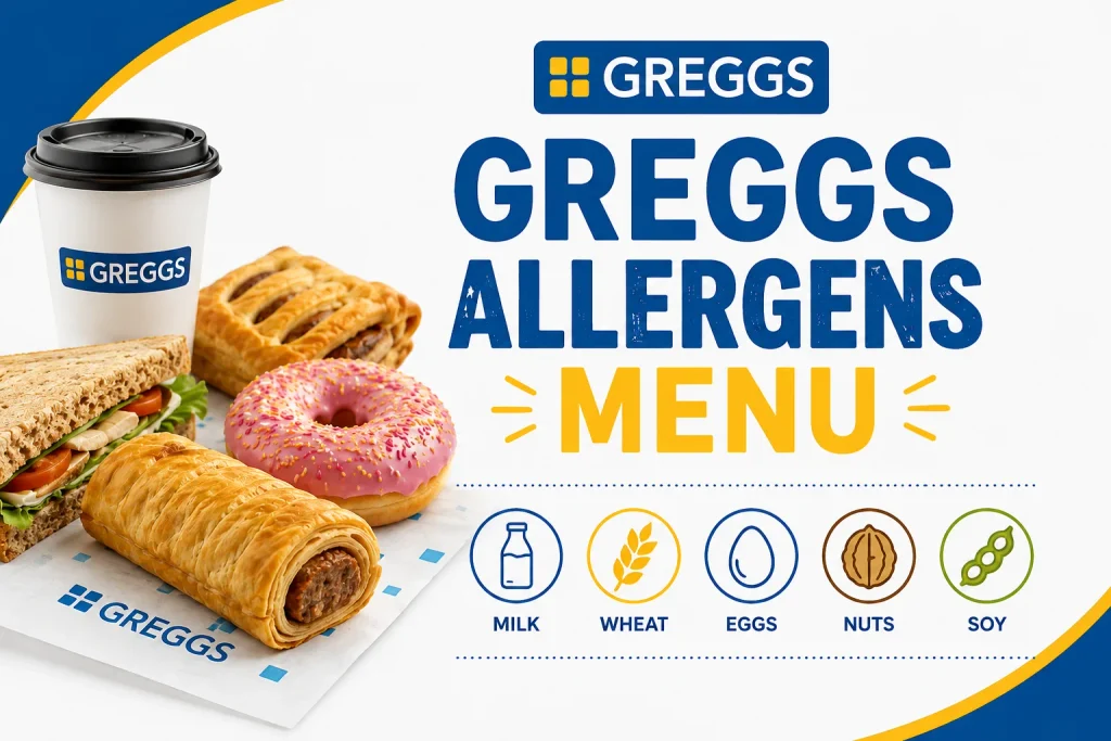 Greggs Allergens Menu