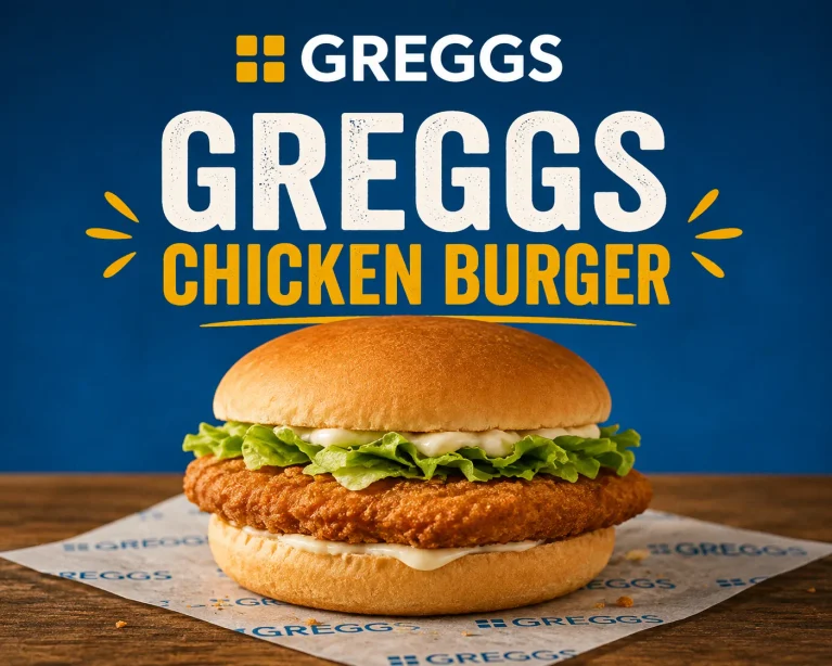 Greggs Chicken Burger Menu