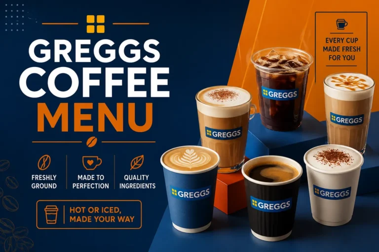 Greggs Coffee Menu
