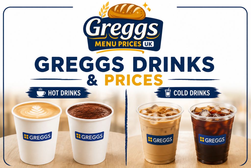 Greggs Drinks Menu & Prices