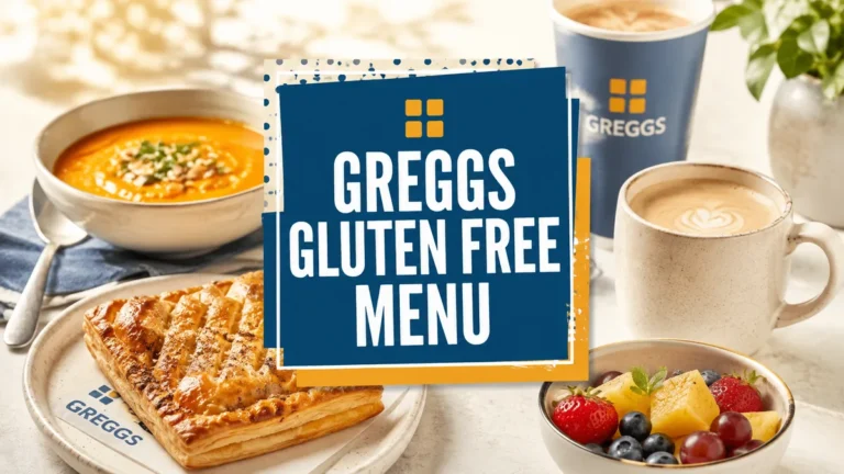 Greggs Gluten Free Menu