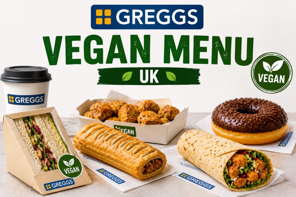 Greggs Vegan Menu UK