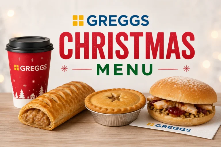 Greggs Christmas Menu