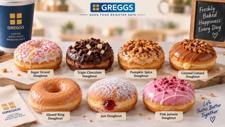 Greggs Doughnuts Menu 2026: Prices, Calories & Flavors