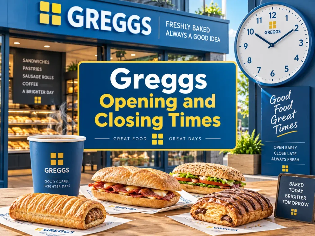Greggs Opening and Closing Times